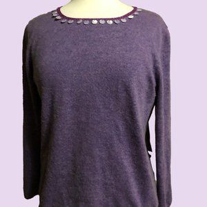 Lavender Lorena Antoniazzi Cashmere sweater
